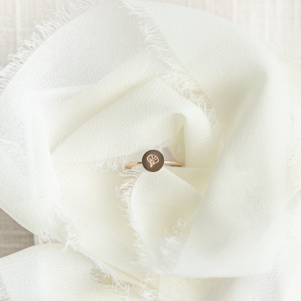 Birth Flower Ring - Floral Ring - Floral Jewelry