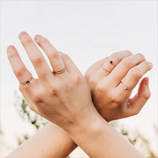 Stacking Rings Modeled