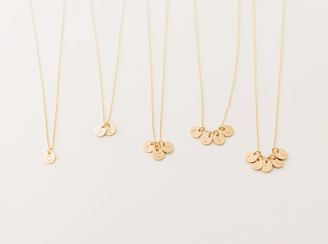 Custom Letter Necklaces