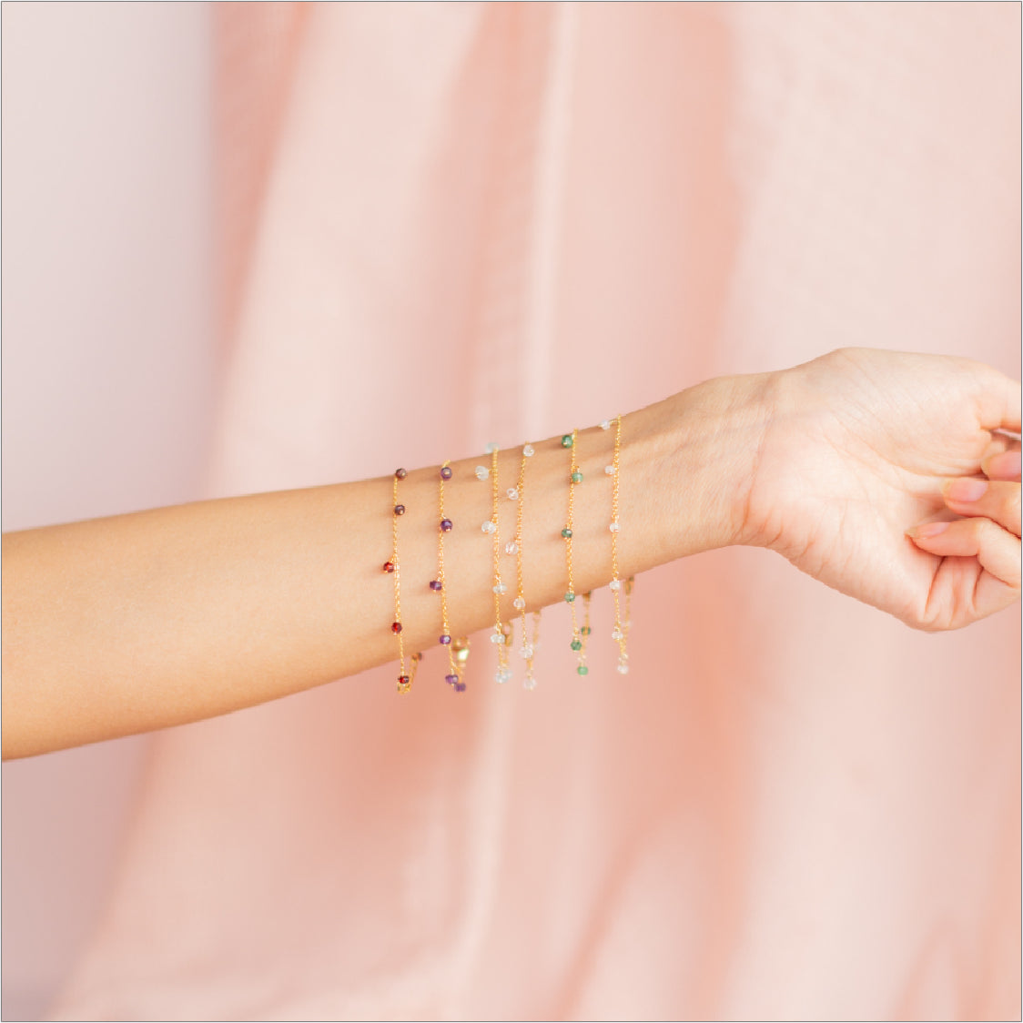 Crystal Bracelet Modeled