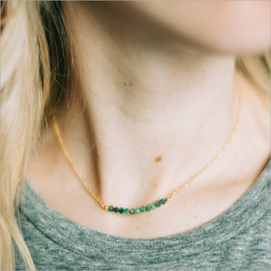 Emerald Necklace Modeled