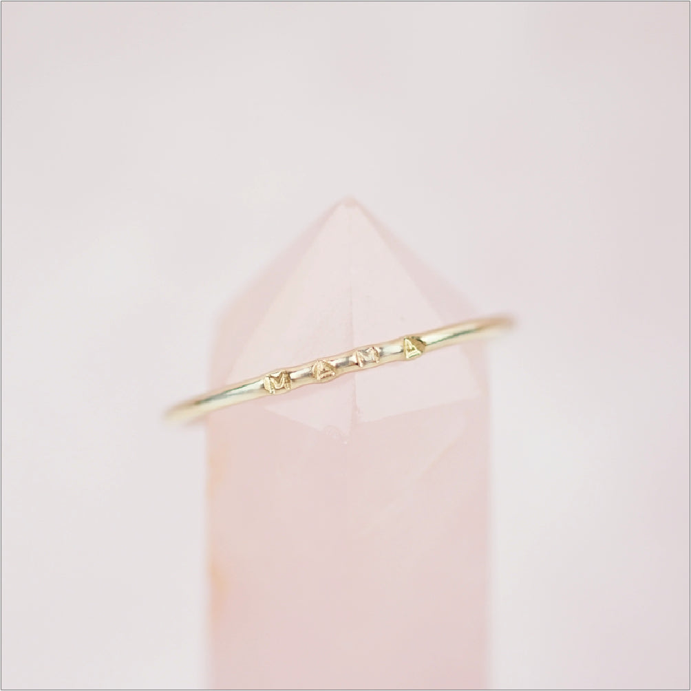 Gold Mama Ring