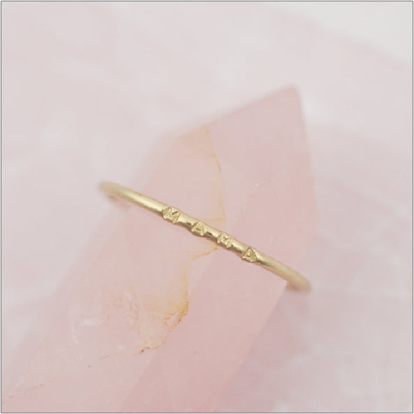 Gold Mama Ring