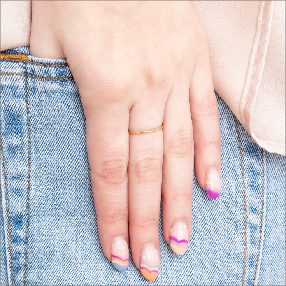 Mama Ring Modeled