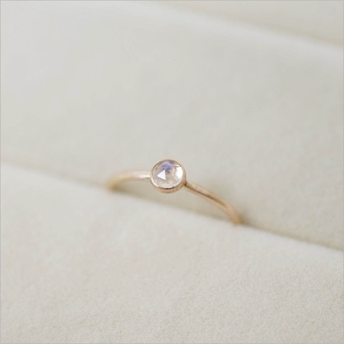 Rainbow Moonstone Ring