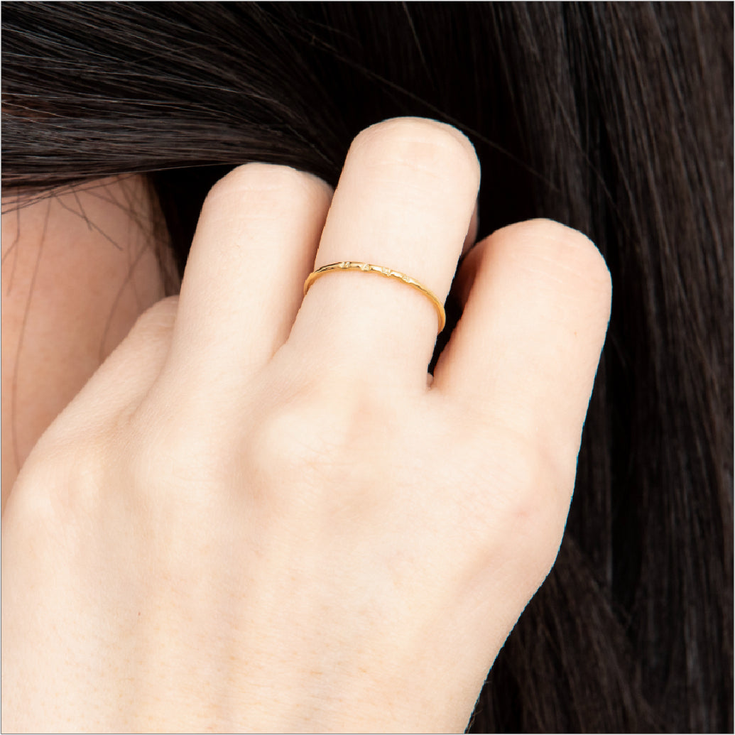 Mama Ring Modeled