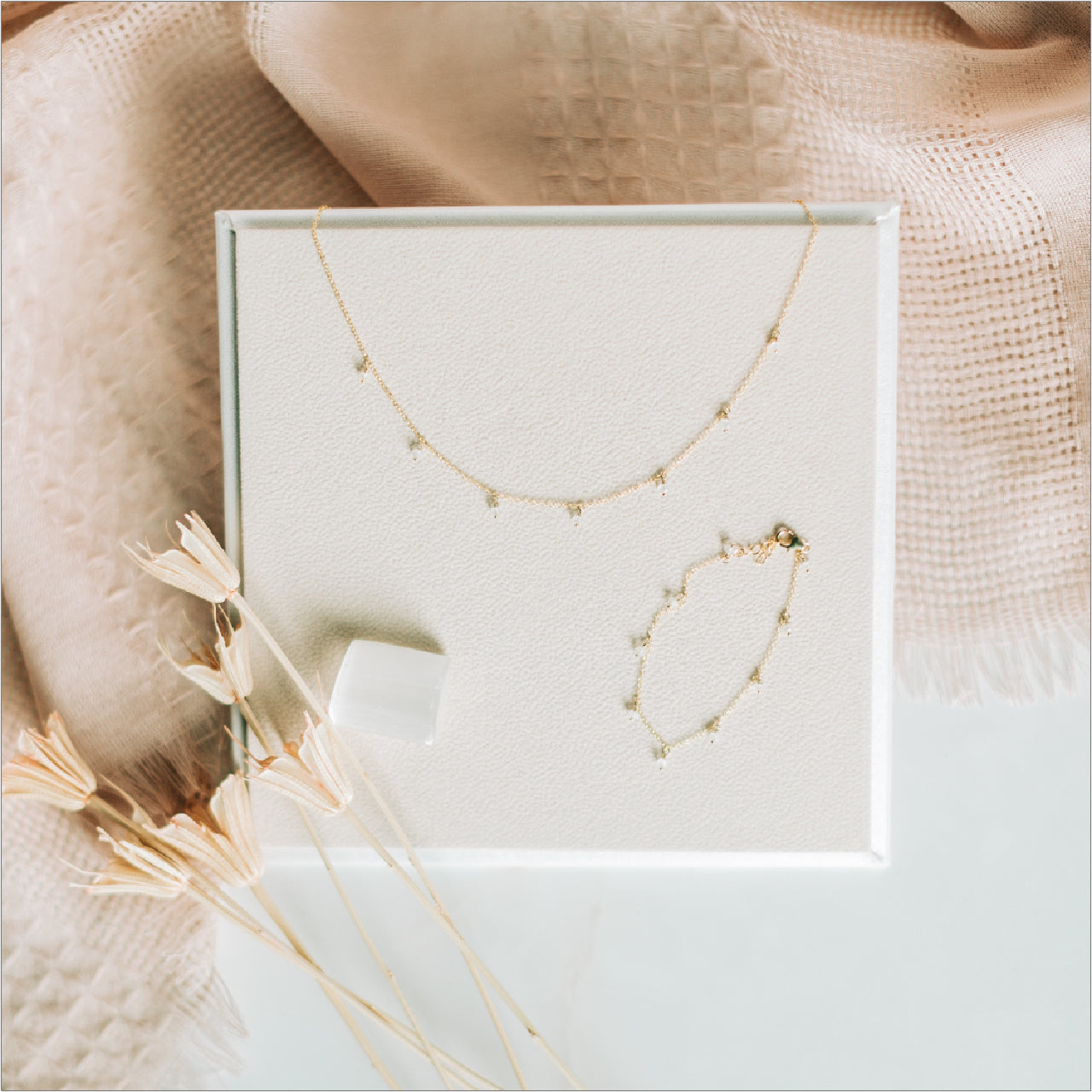 Rainbow Moonstone Jewelry Set