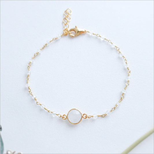 Moonstone Rosary Bracelet