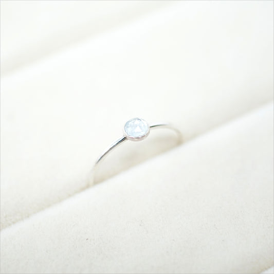 Sterling Silver Aquamarine Ring