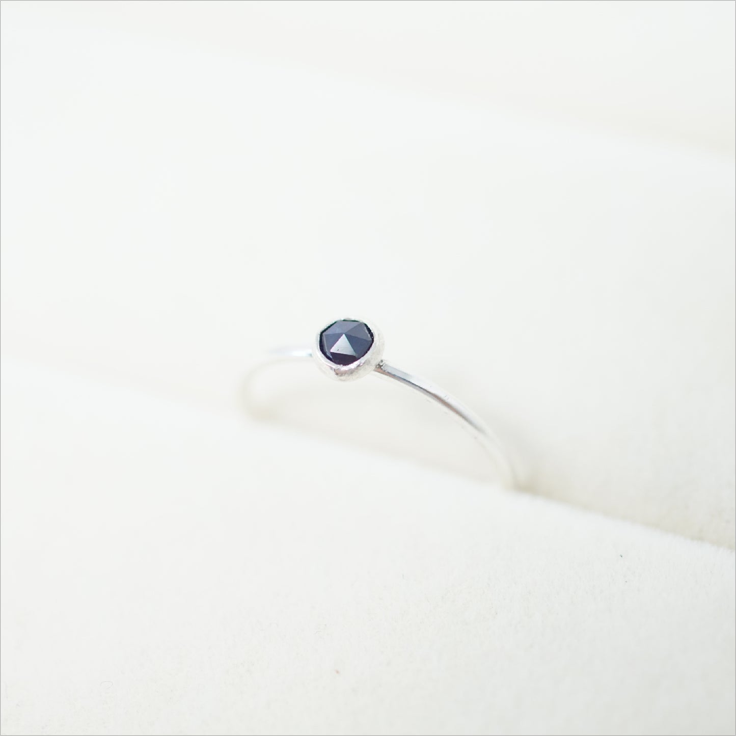 Sterling Silver Sapphire Ring