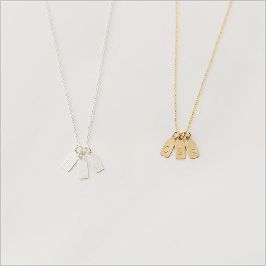 Letter Tags Necklace