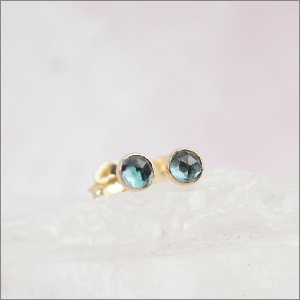 London Blue Topaz Stud Earrings