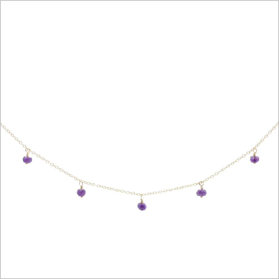 Amethyst Choker Necklace