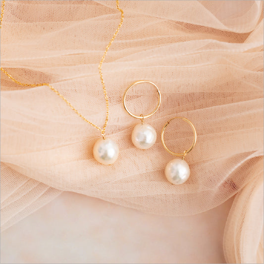 Baroque Pearl Jewelry Set