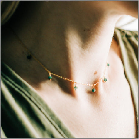 Emerald Necklace Modeled