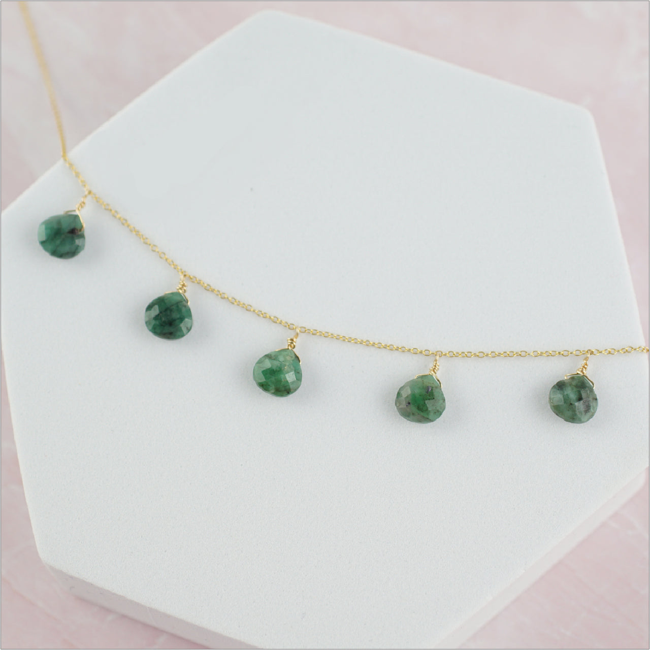 Emerald Gemstones Necklace