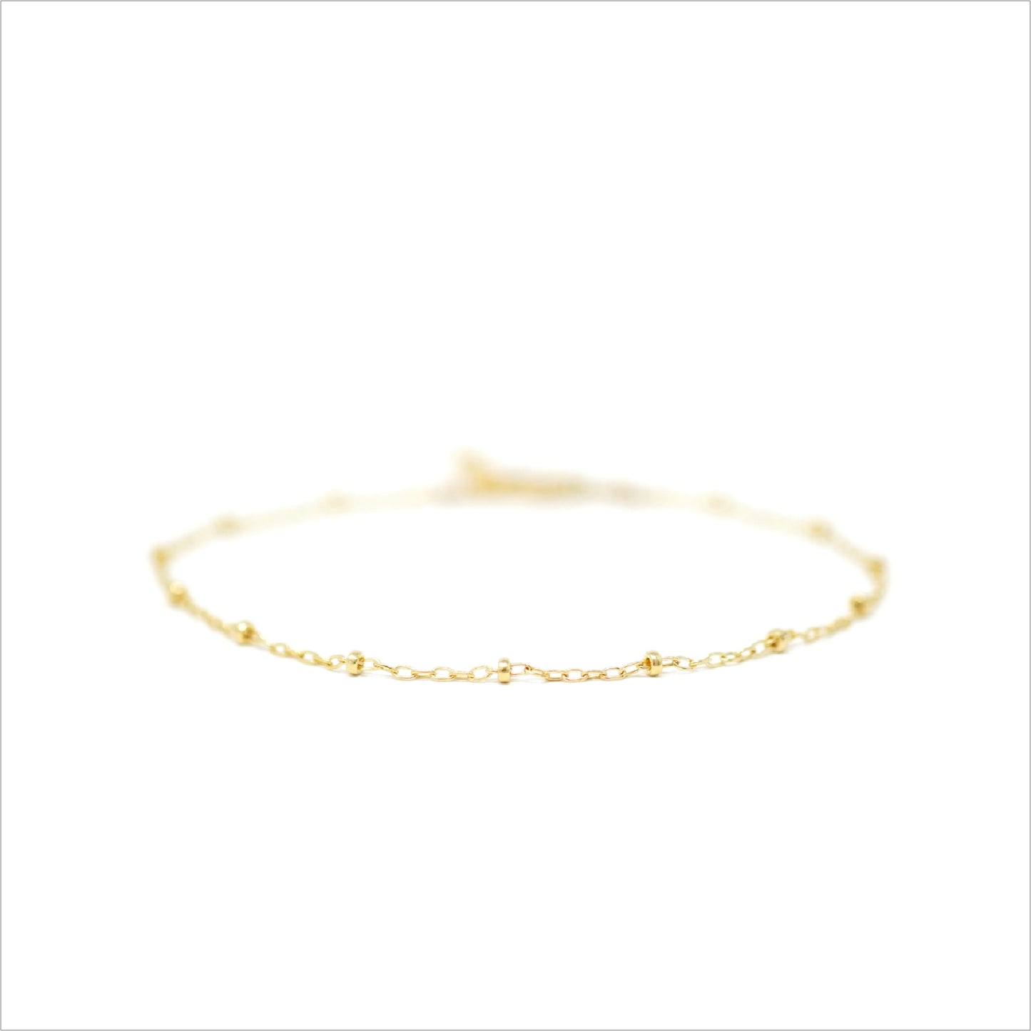 Gold Chain Bracelet for Women - Waterproof Jewelry Gold Filled / 6-7 Inches