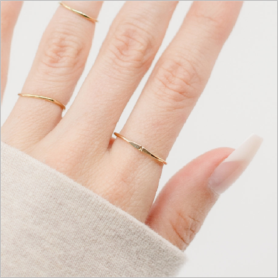 Custom Initial Ring Sterling Silver Letter Ring/gold Fill Initial Ring/stack  Rings/name Ring/personalized Bridesmaid Gift/wedding Jewelry - Etsy | Initial  ring, Gold ring designs, Gold rings