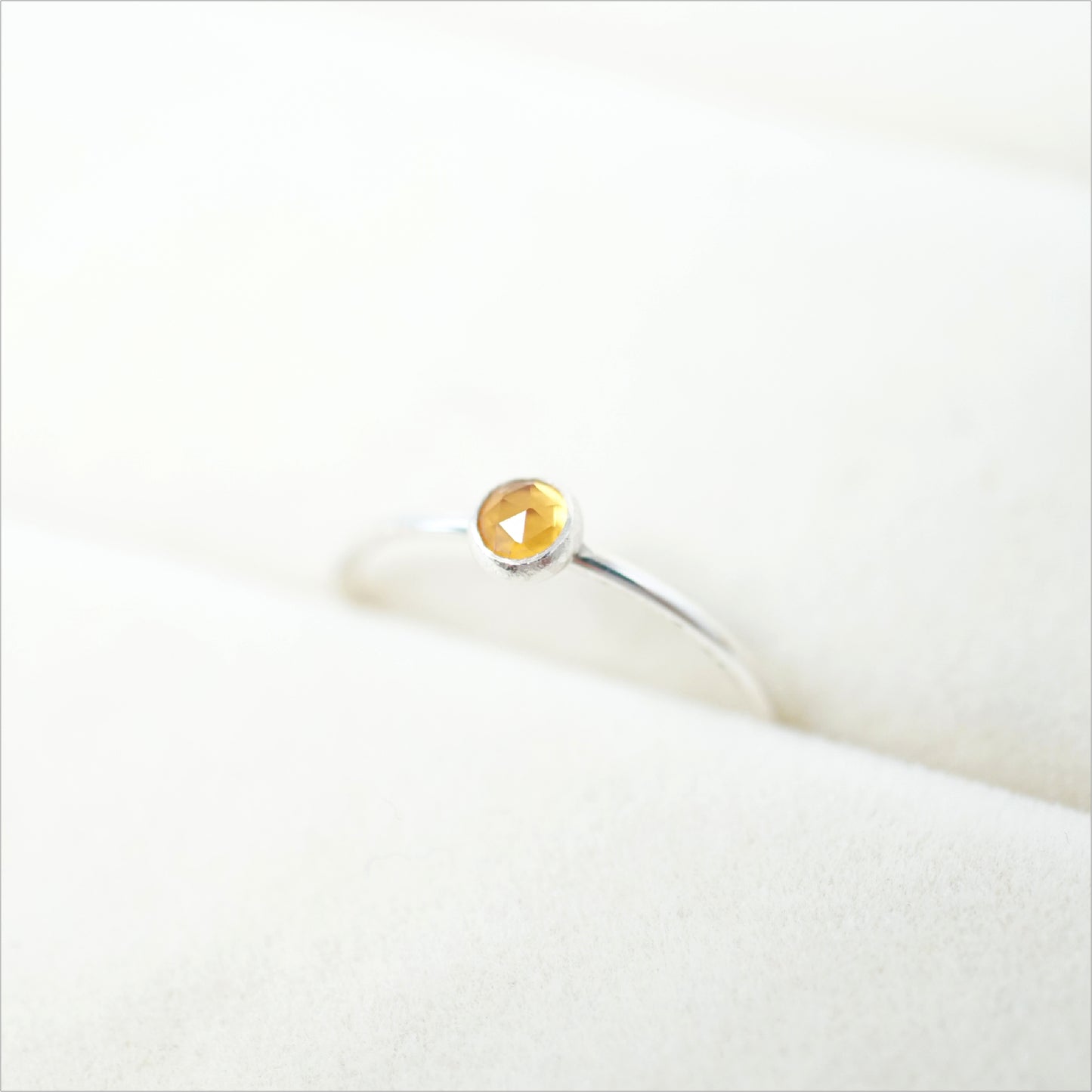 Sterling Silver Citrine Ring