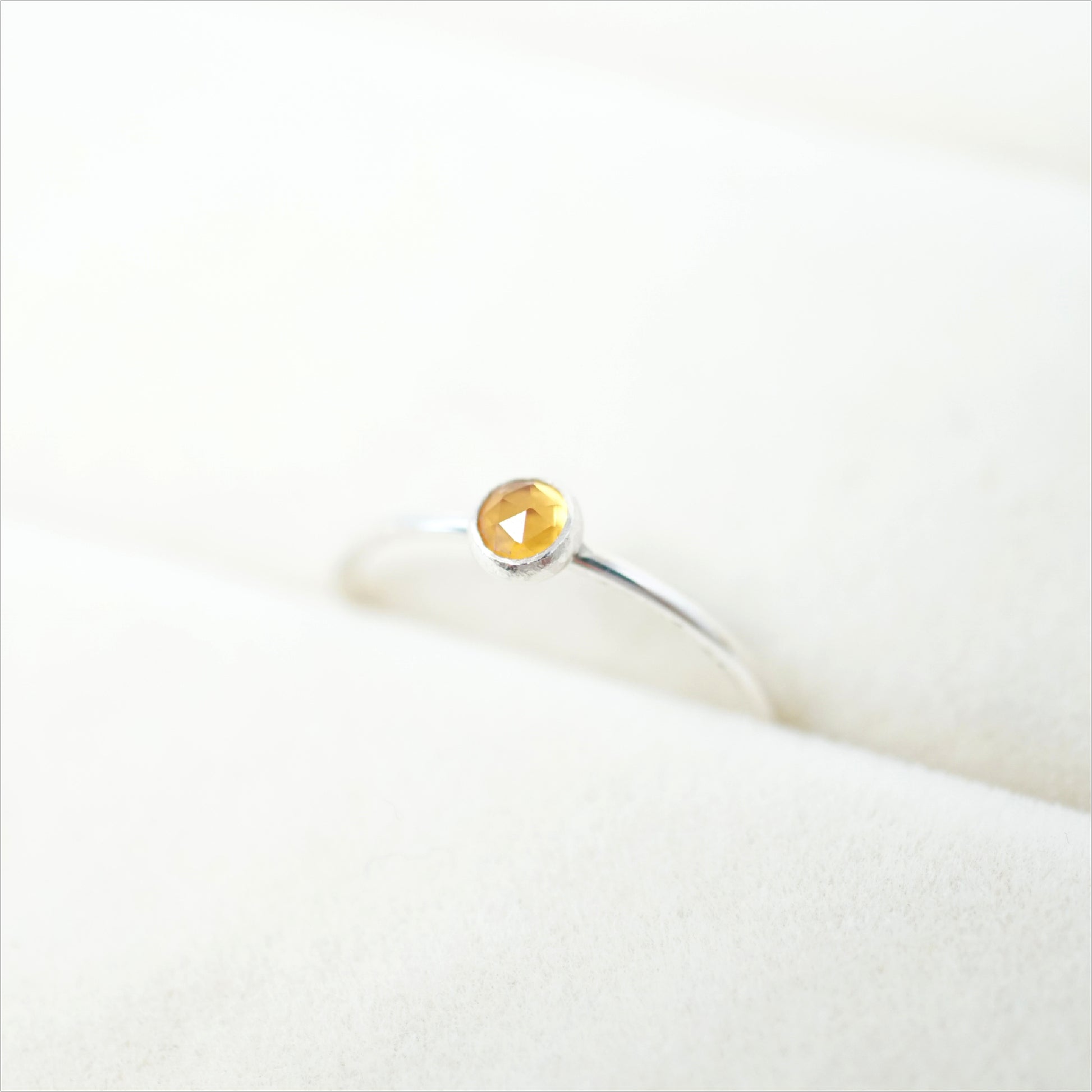 Sterling Silver Citrine Ring