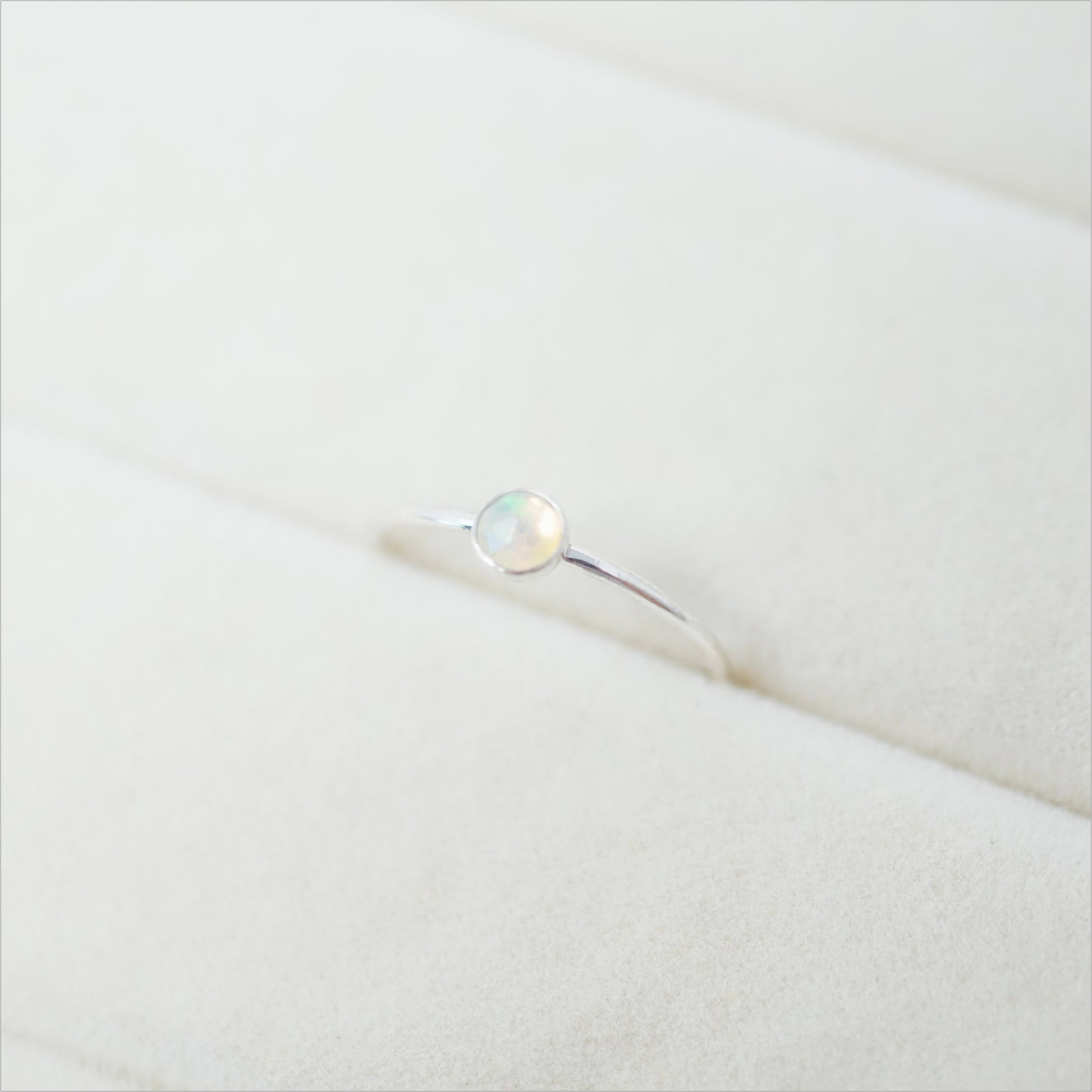 Sterling Silver Opal Ring