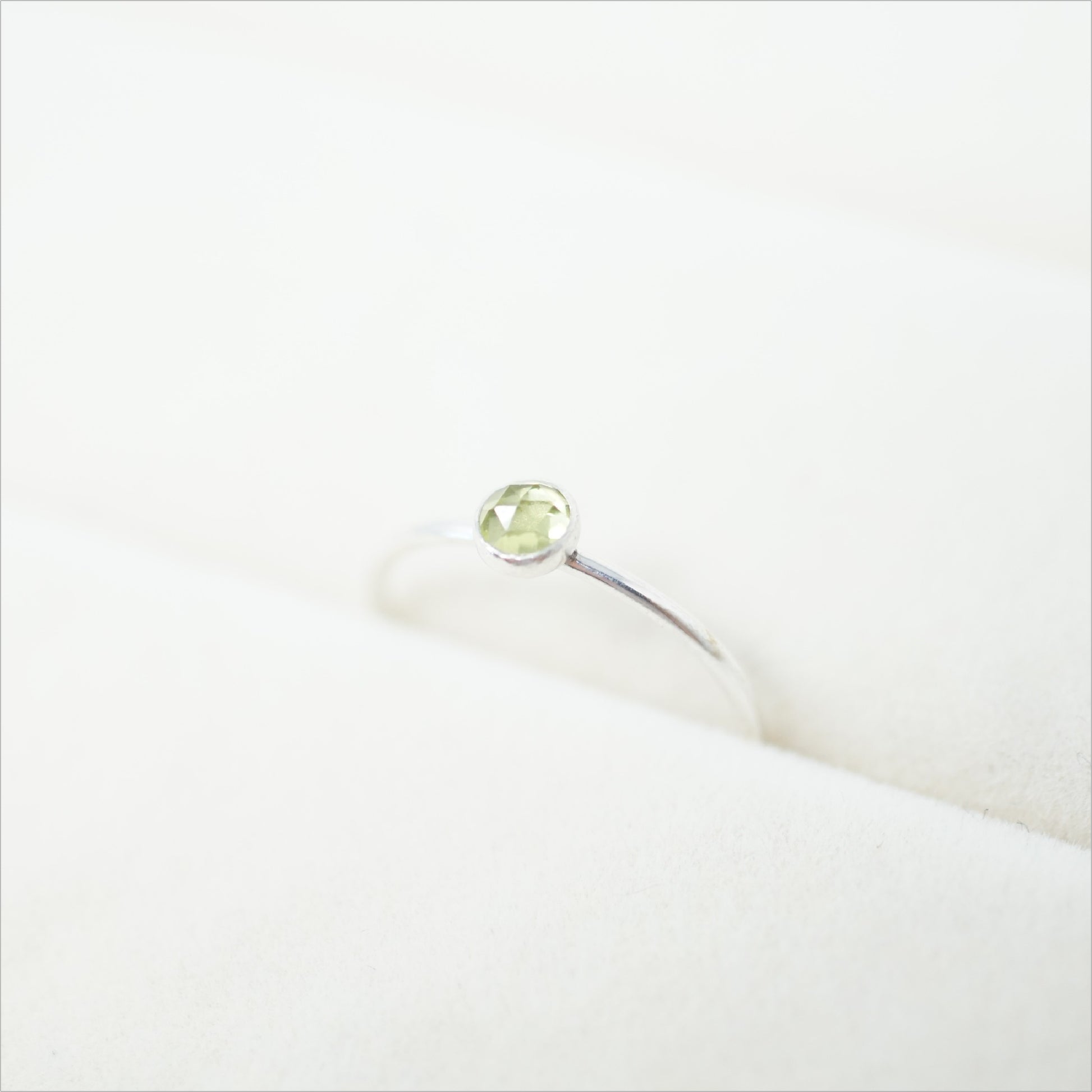 Sterling Silver Peridot Ring